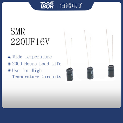 Radyal Kurşun Minyatür Kondansatör 220UF16V 6.3X11mm