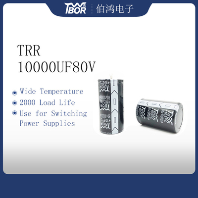 10000uf80v 35x70MM Güç Kaynağı Filtre Kapasitör 2000 Saat