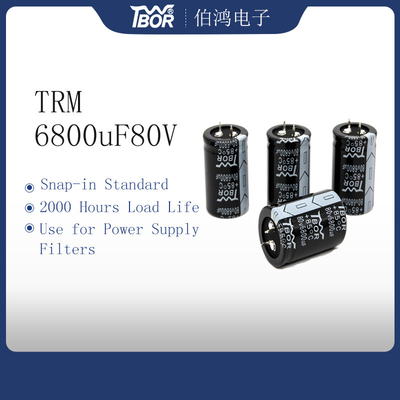 30x50mm UPS Kondansatör 6800uF 80V Güç Kaynağı Filtre Kondansatörü