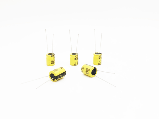 TW BOR Yüksek Sıcaklık Elektrolitik Kondansatörler 100UF80V 10X13mm