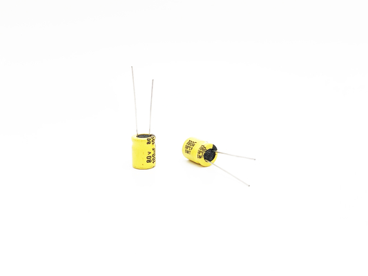 TW BOR Yüksek Sıcaklık Elektrolitik Kondansatörler 100UF80V 10X13mm