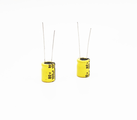 TW BOR Yüksek Sıcaklık Elektrolitik Kondansatörler 100UF80V 10X13mm
