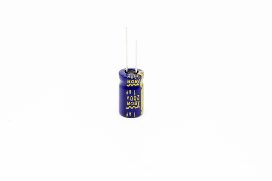 1UF200V Düşük ESR Alüminyum Elektrolitik Kondansatörler 6.3x11mm 8000 Saat