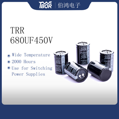 680uf450v Geçmeli Elektrolitik Kondansatör 35x50mm
