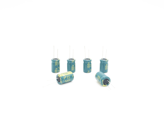 Yüksek Frekans 100uF 80V Alüminyum Elektrolitik Kondansatör 10X20mm 5000 Saat