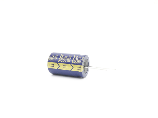 22X35mm 100UF 500V Elektrolitik Kapasitör Geniş Sıcaklık Kapasitör LED Işık