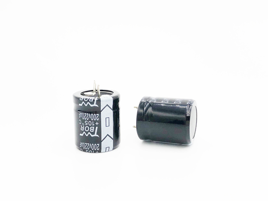 22X25MM Geçmeli Kondansatör 220UF200V Alüminyum Elektrolitik Kondansatör