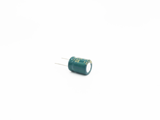 5000 Saat 100UF80V LED Işık Kapasitör 10X20MM ISO14001