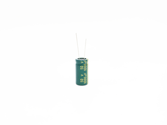 13X25mm LED Işık Kapasitör Yüksek Frekans 1000 Uf 50 Volt Kapasitör