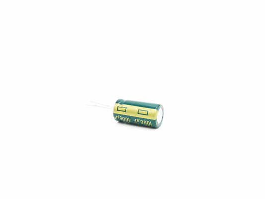 13X25mm LED Işık Kapasitör Yüksek Frekans 1000 Uf 50 Volt Kapasitör