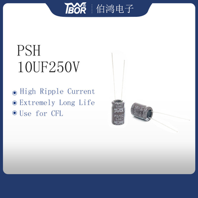 Elektronik Balast Radyal Elektrolitik Kondansatör 10UF250V 10X16MM