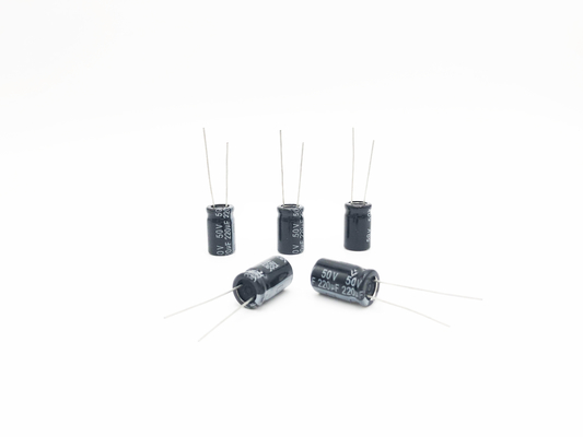 220UF50V 10X17mm Minyatür Kondansatör Radyal Tip