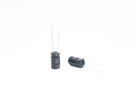 220UF50V 10X17mm Minyatür Kondansatör Radyal Tip