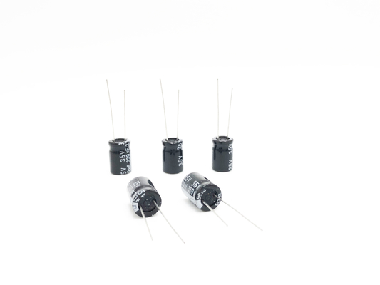TW BOR Minyatür Kondansatör 330UF35V 10X15mm Radyal Elektrolitik Kondansatörler