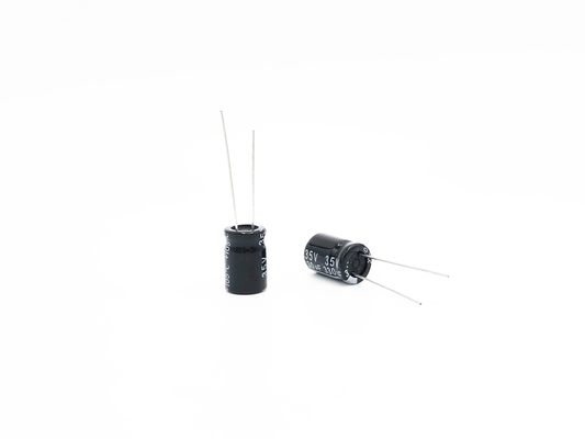 TW BOR Minyatür Kondansatör 330UF35V 10X15mm Radyal Elektrolitik Kondansatörler