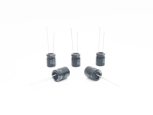 10X13mm Minyatür Elektrolitik Kondansatörler 470uf 25v 2000 Saat Yük Ömrü