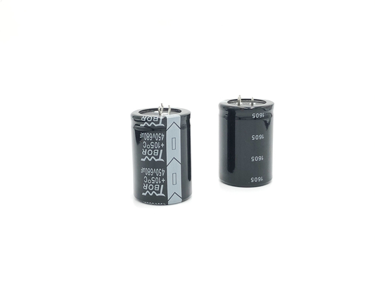 ISO9001 Alüminyum Elektrolitik Kondansatör 680UF450V UPS Kondansatörleri 35X50MM