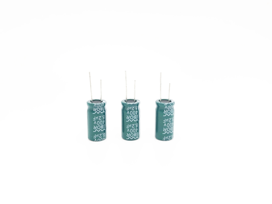 8.2UF 400V Yüksek Dalgalanma Akımı Elektrolitik Kondansatör 13X20mm