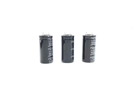 Siyah Geniş Sıcaklık Geçmeli Kondansatör 450v 220uf TW BOR