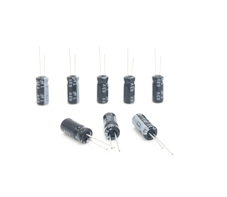 5x11mm 1UF 63V Radyal Elektrolitik Kondansatörlü Yüksek Sıcaklık Devreleri