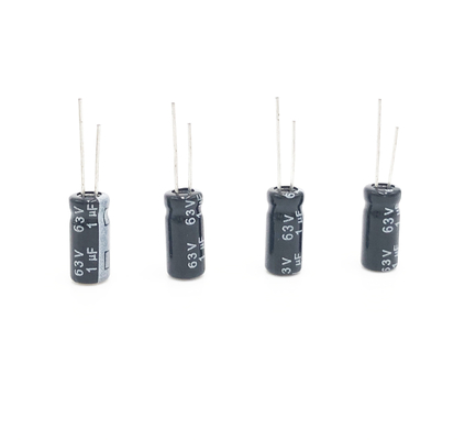 5x11mm 1UF 63V Radyal Elektrolitik Kondansatörlü Yüksek Sıcaklık Devreleri