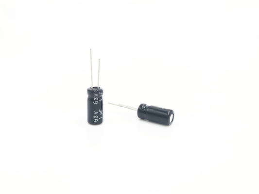 5x11mm 1UF 63V Radyal Elektrolitik Kondansatörlü Yüksek Sıcaklık Devreleri