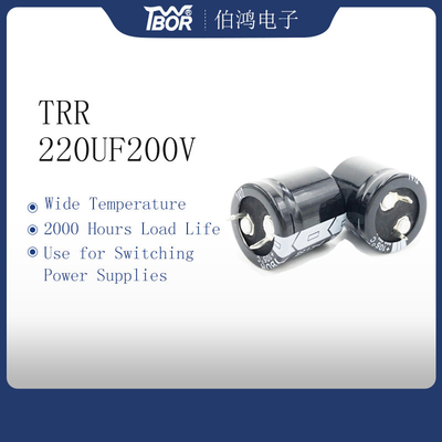 DÜŞÜK ESR 220UF200V Anahtarlamalı Güç Kaynağı Kondansatörü 22X25mm