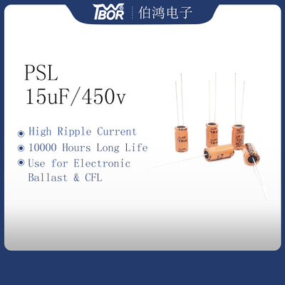 PSL İnverter Radyal Kurşunlu Kondansatör 15uF 450V 13X25MM 10000 Saat