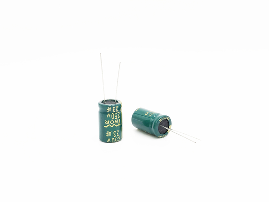 PHR 33UF250V Yüksek Gerilim Elektrolitik Kondansatör 10X20MM 5000 Saat