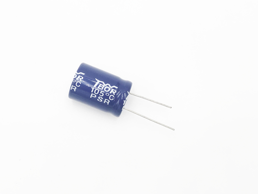 18x25mm Ridial Elektrolitik Kondansatör ISO9001 Güç Anahtarı Kondansatör