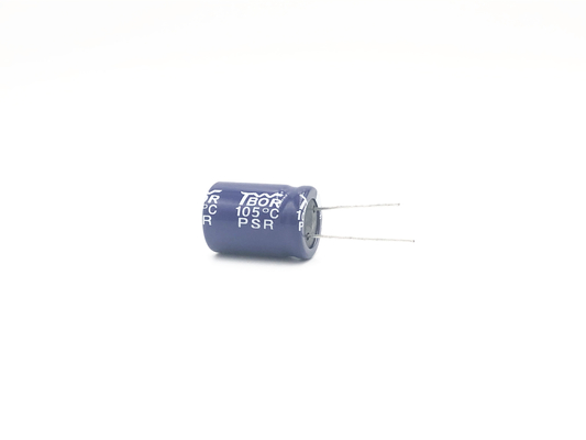 18x25mm Ridial Elektrolitik Kondansatör ISO9001 Güç Anahtarı Kondansatör