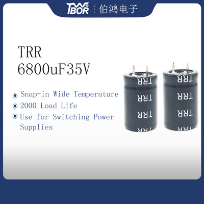 ISO 9001 22x35mm UPS İnverter Kondansatör 6800UF100V